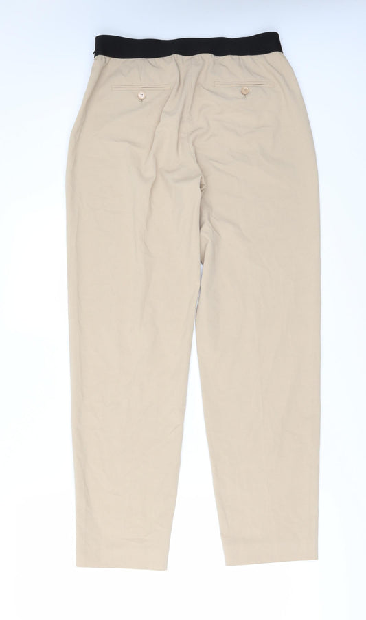 TRU TRUSSARDI Womens Beige Trousers Size 34 in L30 in