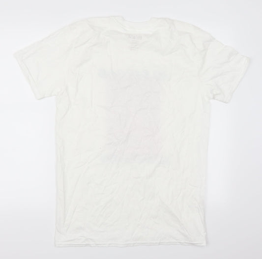 Nostalgic Mens White T-Shirt Size M - No Bad Days