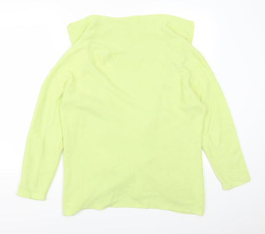 Preworn Womens Green Cardigan Jumper Size 4