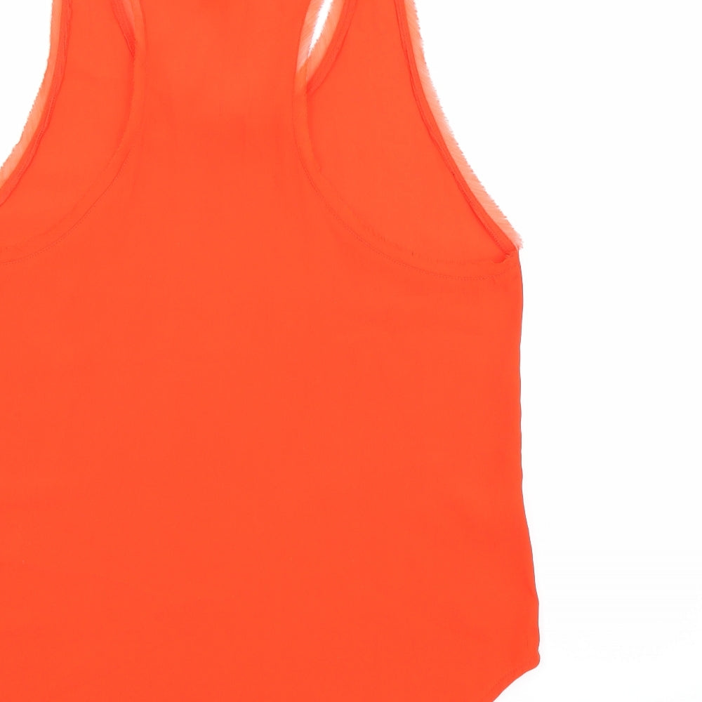H&M Womens Orange Basic Tank Size 10