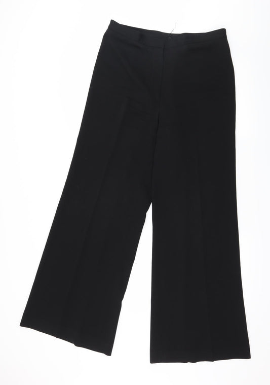 Preworn Womens Black Trousers Size 30 in L30 in