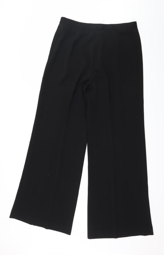 Preworn Womens Black Trousers Size 30 in L30 in