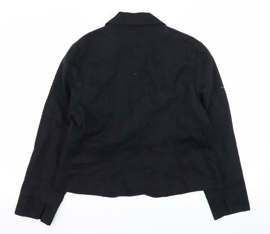 Coldwater Creek Womens Blue Jacket Size 10