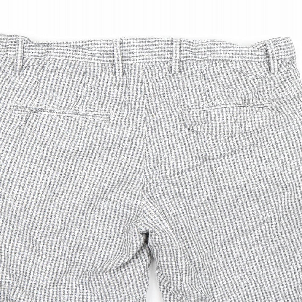 Riverisland Womens White Bermuda Shorts Size 30
