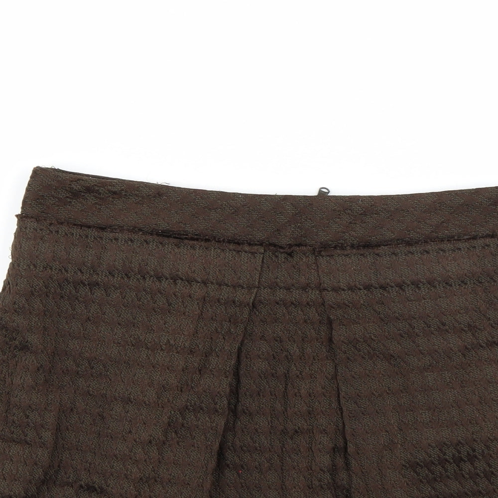 Pringle Womens Brown A-Line Skirt Size 10