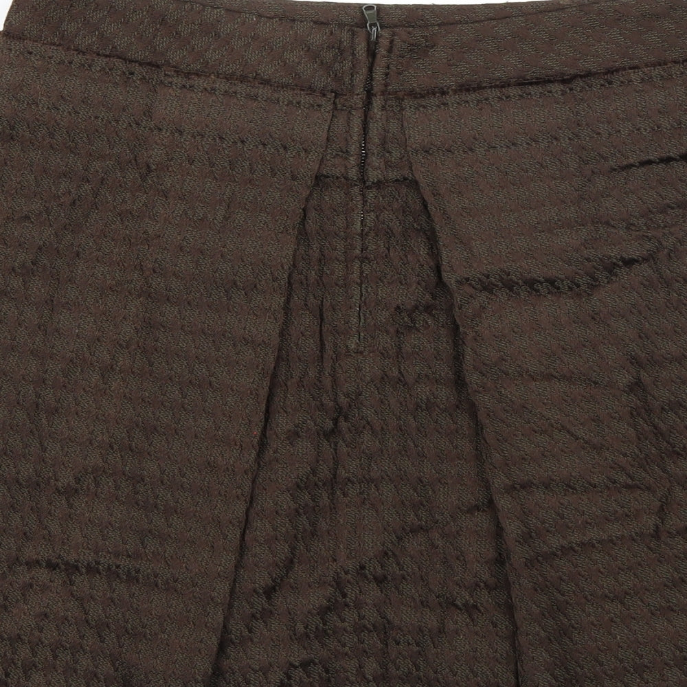 Pringle Womens Brown A-Line Skirt Size 10