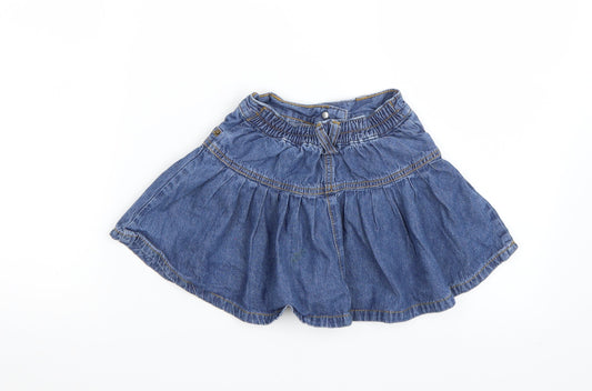 George Girls Blue A-Line Skirt Size 3-4 Years