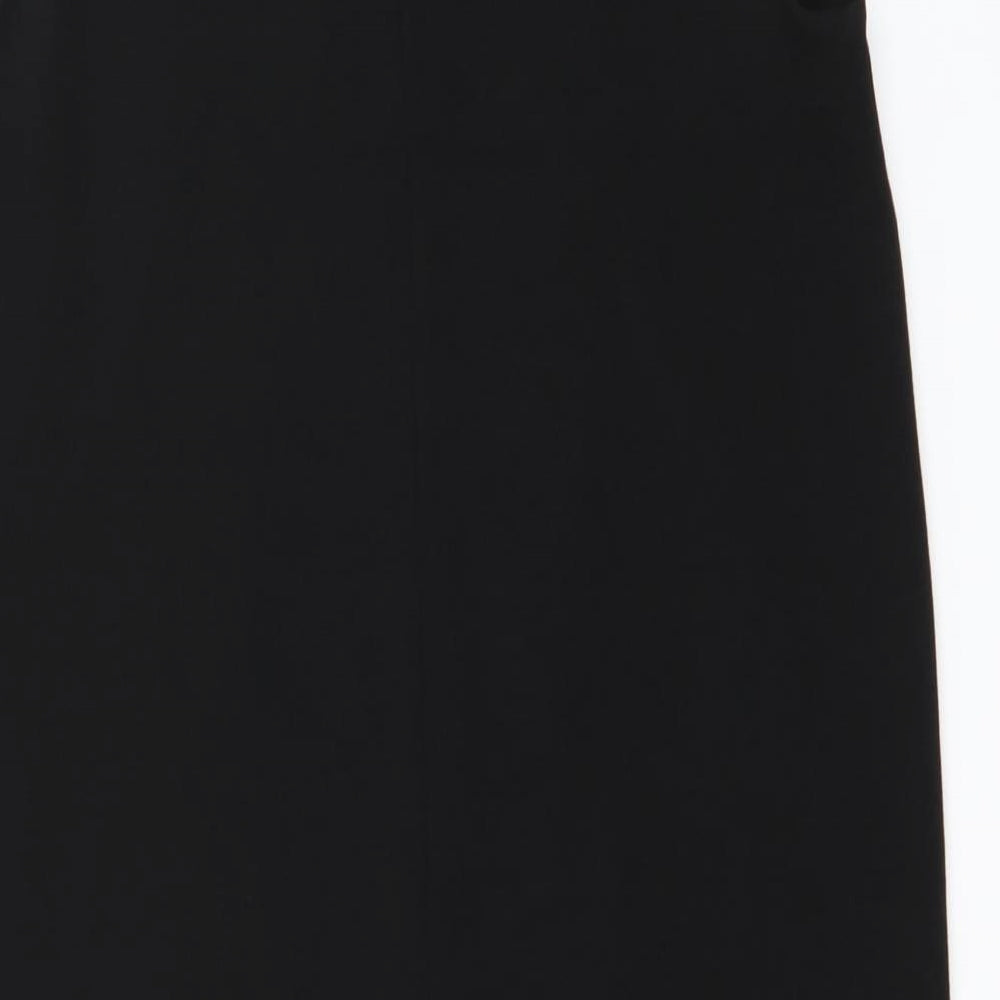 Brand and care label for Next women’s black a-line, size UK 8