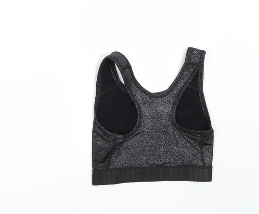 Ever last Girls Black Cropped Tank Size 7-8 Years
