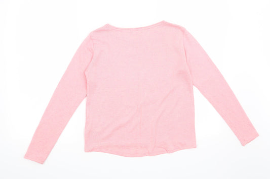 H&M Girls Pink Pullover Sweatshirt Size 11-12 Years - You are my Bestie