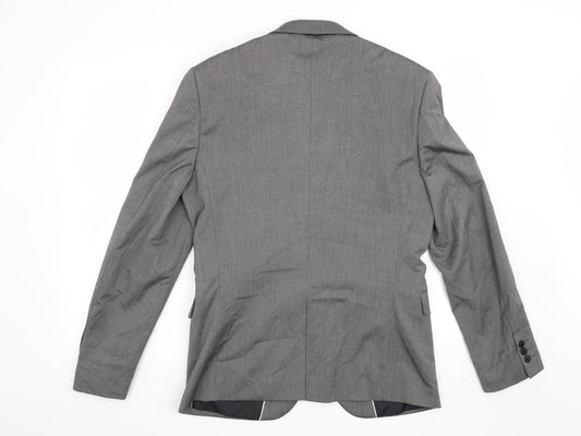 Marks and Spencer Mens Grey Jacket Suit Jacket Size 38