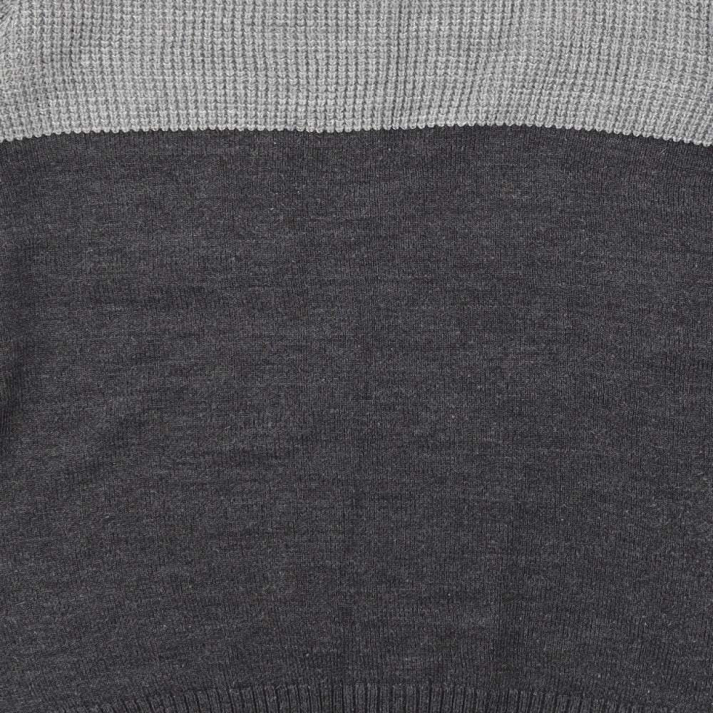 Cedar Wood State Mens Grey Knit Pullover Jumper Size XL
