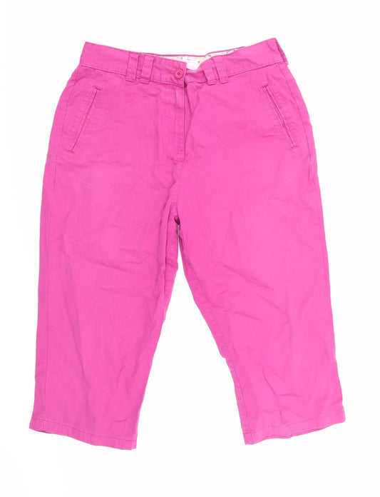 Marks and Spencer Womens Purple Trousers Size 14 L20 in