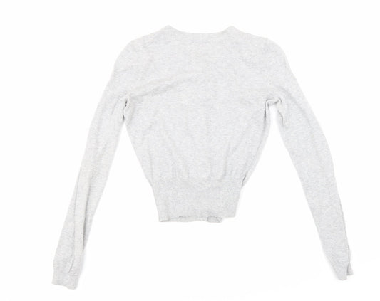 Kier & J Womens Grey Knit Cardigan Jumper Size S