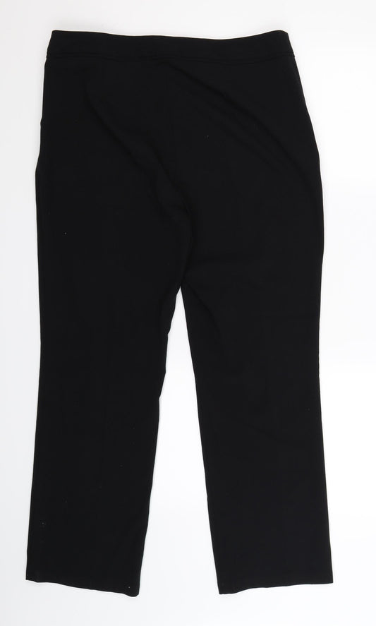 Marks and Spencer Womens Blue Trousers Size 14 L29 in