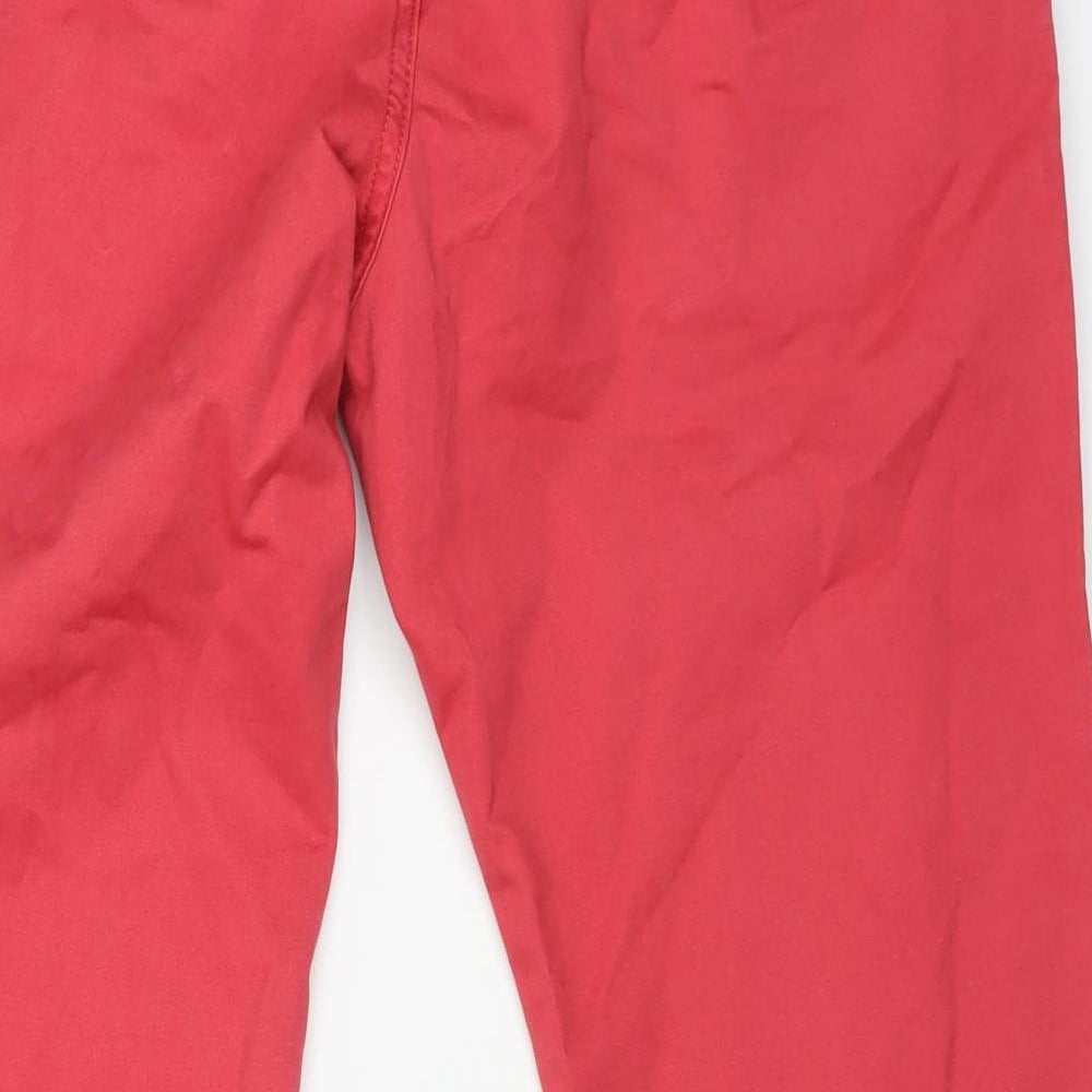 Brand and care label for Gap women’s pink cargo trousers, size UK 32, 26.5-inch leg