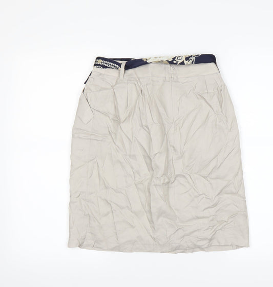 ketty Womens Beige A-Line Size 4