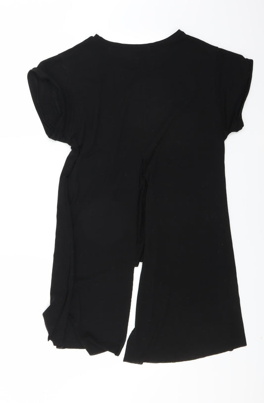 Glamorous Womens Black Basic T-Shirt Size S