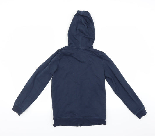 Abcd R Boys Blue Full Zip Hoodie Size 12 Years