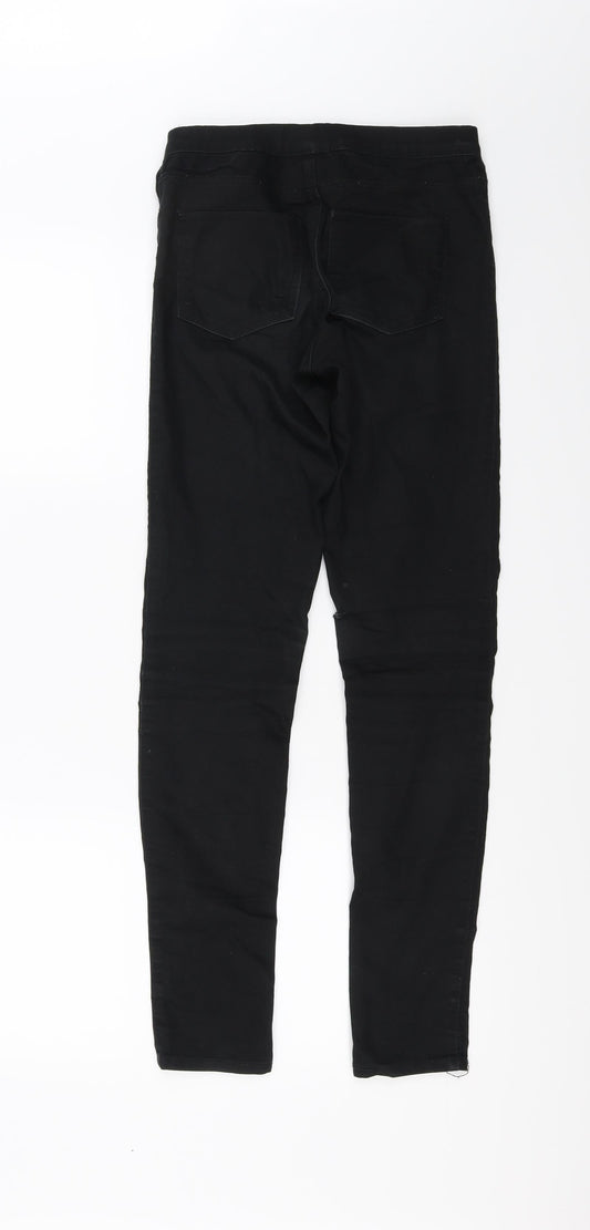 H&M Womens Black Skinny Jeans Size 4 L36 in