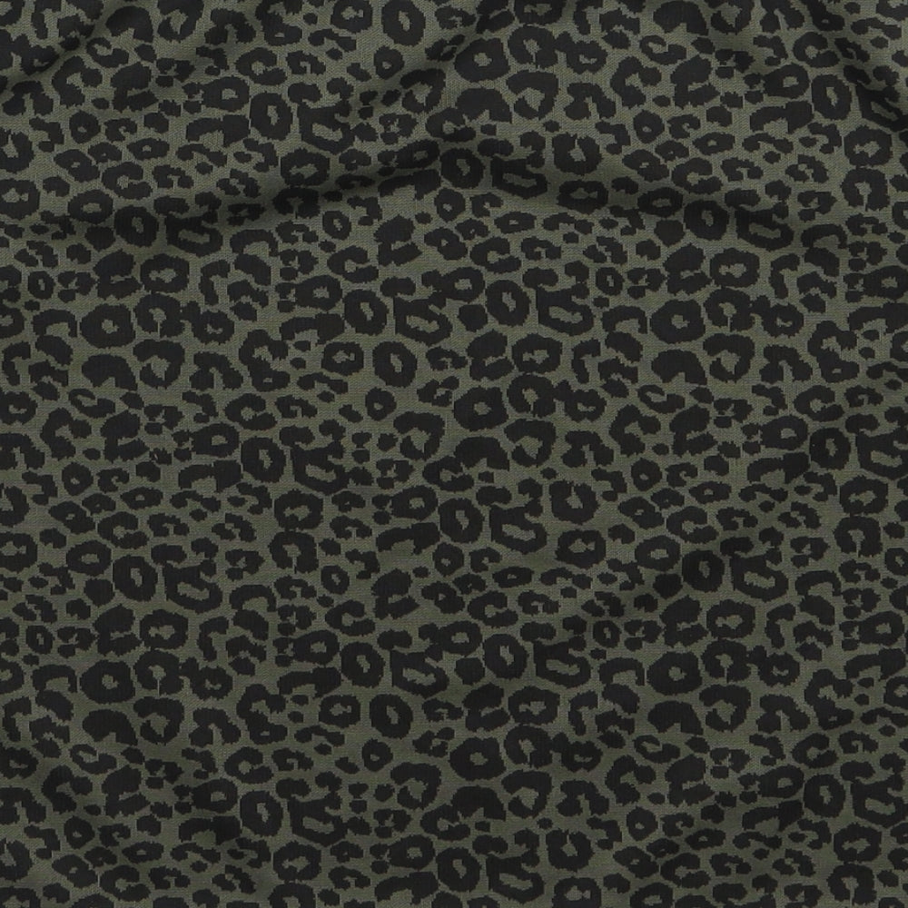 New Look Womens Green Animal Print A-Line Skirt Size 8