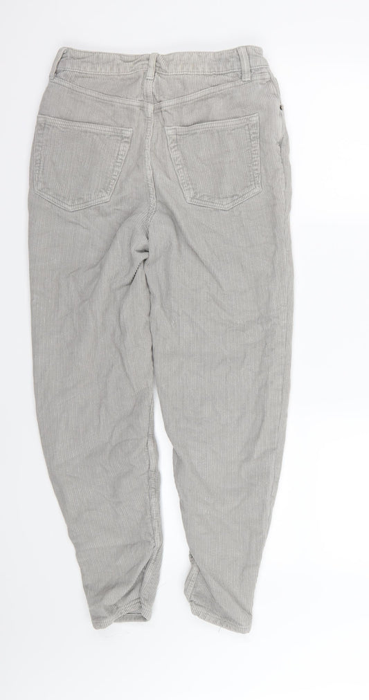 Topshop Womens Grey Corduroy Skinny Jeans Size 26 in L30 in