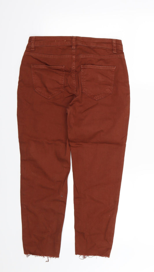 New Look Womens Brown Denim Skinny Jeans Size 6 L22 in