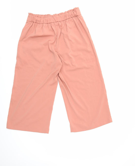New Look Womens Pink Trousers Size 14 L25 in