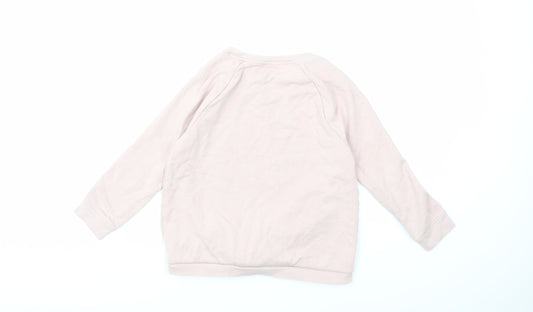 NEXT Girls Pink Pullover Sweatshirt Size 9 Years