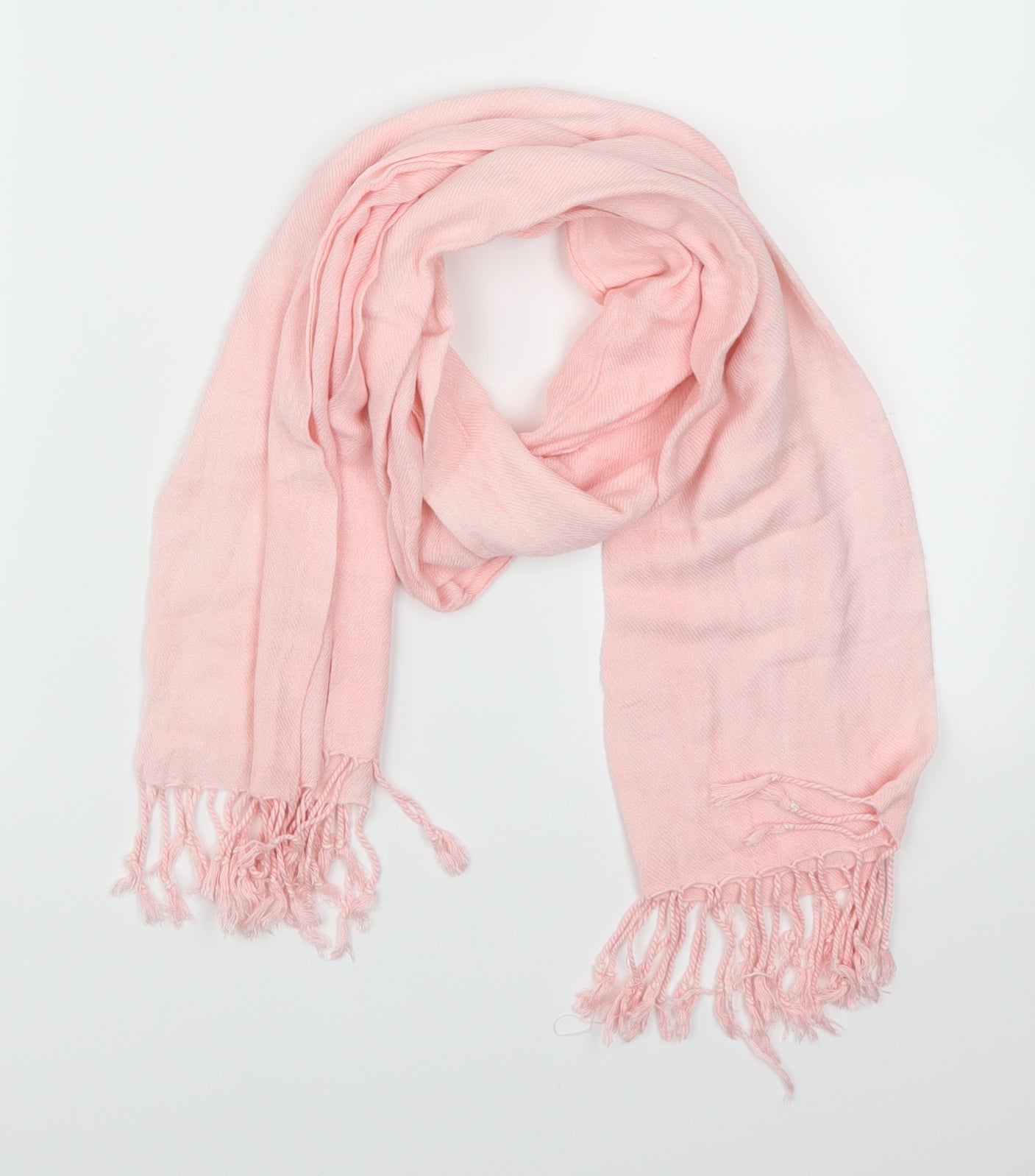 Preworn Womens Pink Scarf