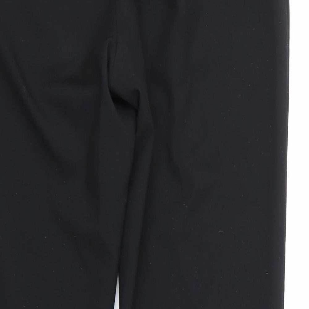 Marks and Spencer Womens Black Trousers Size 12 L26 in