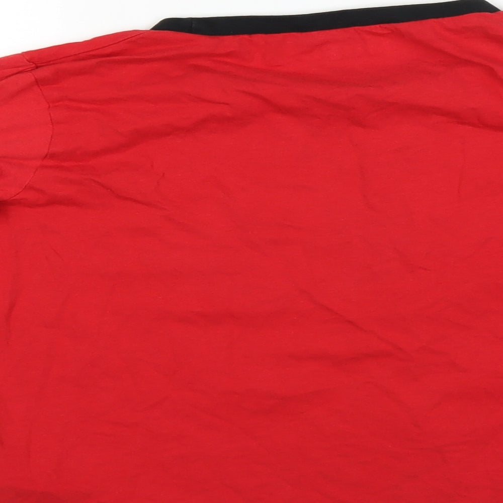 Primark Boys Red Pyjama Top Size 10 Years - Manchester United