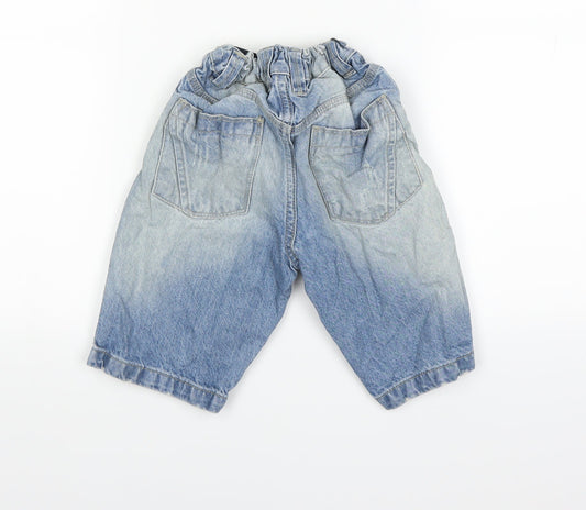 Preworn Boys Blue Cargo Shorts Size 8 Years