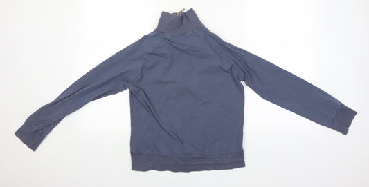 Active Womens Blue Full Zip Hoodie Size 12