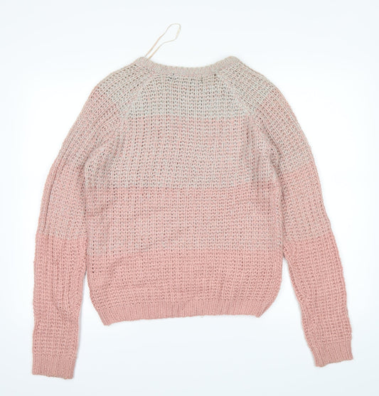 Red London Womens Pink Pullover Jumper Size S