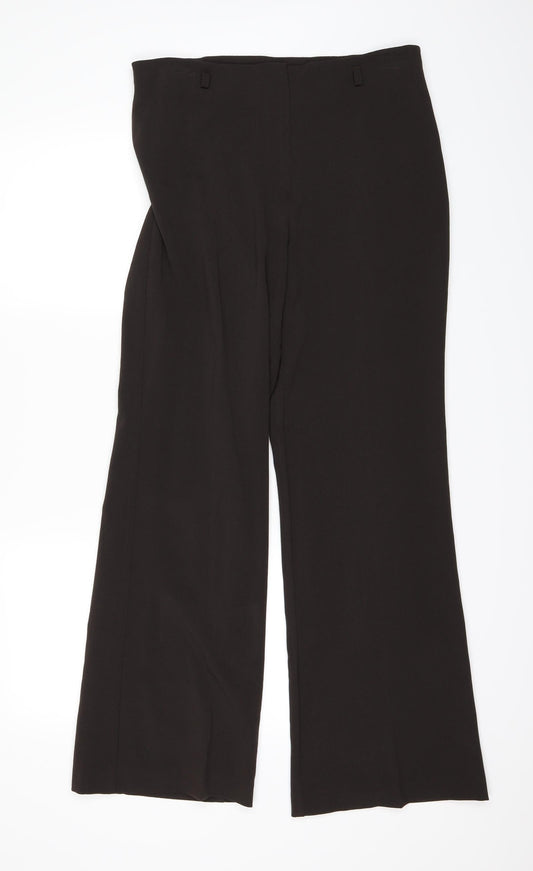 Vital Womens Brown Trousers Size 12 L28 in