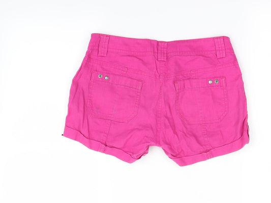 Cherokee Girls Pink Chino Shorts Size 10 Years