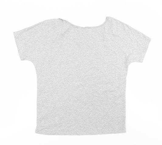 Bella + Canvas Womens Grey Basic T-Shirt Size S