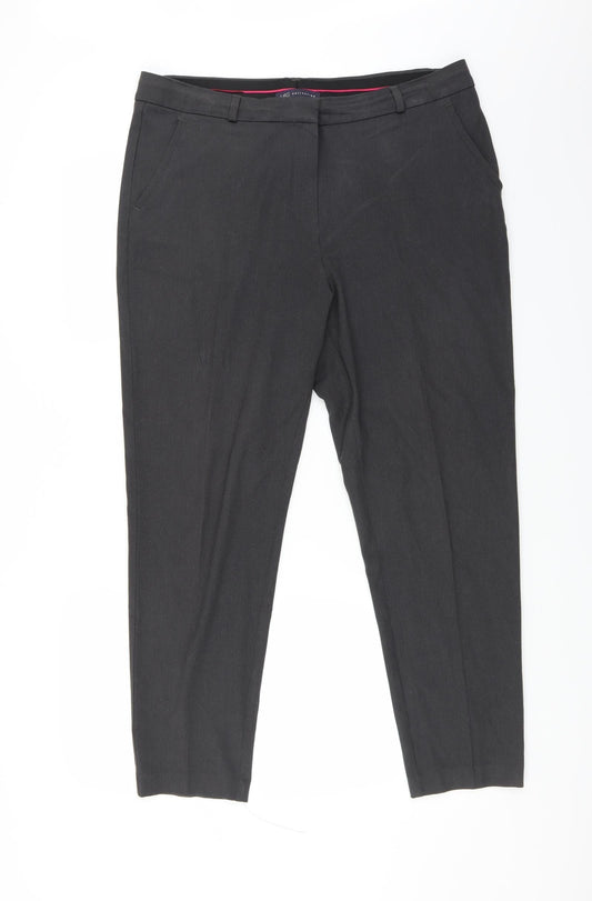 Marks and Spencer Womens Grey Trousers Size 16 L29 in