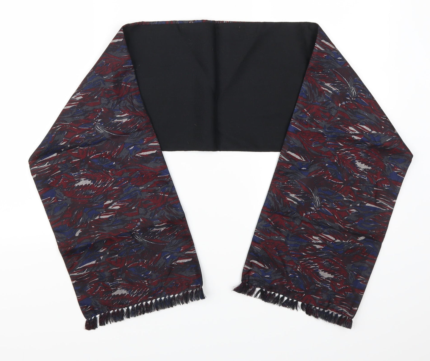 Preworn Womens Red Geometric Scarf