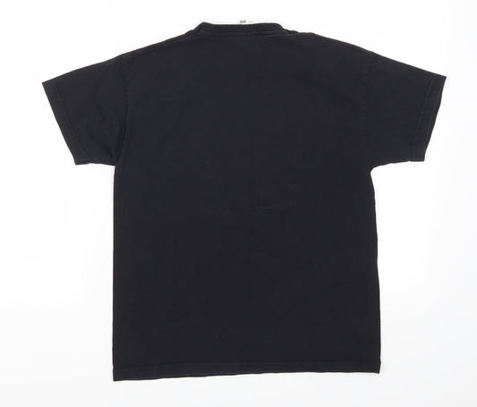 Fruit of the Loom Boys Black Basic T-Shirt Size 10 Years - Floss Like a Boss Skeleton