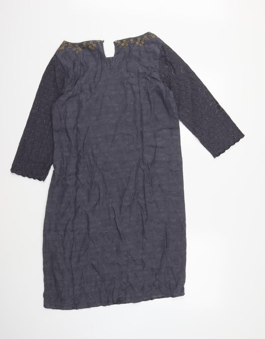 Preworn Womens Grey Shift Size 10