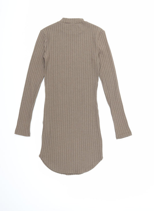 FOREVER 21 Womens Green Knit Pullover Jumper Size S