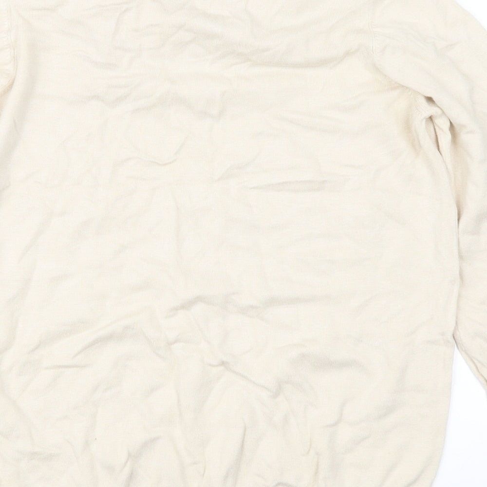 Marks and Spencer Womens Ivory Pullover Jumper Size 16