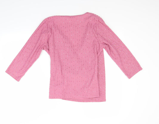 Marks and Spencer Womens Pink Pullover Jumper Size 14