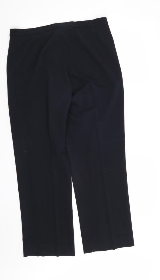 CC Womens Blue Trousers Size 14 L29 in