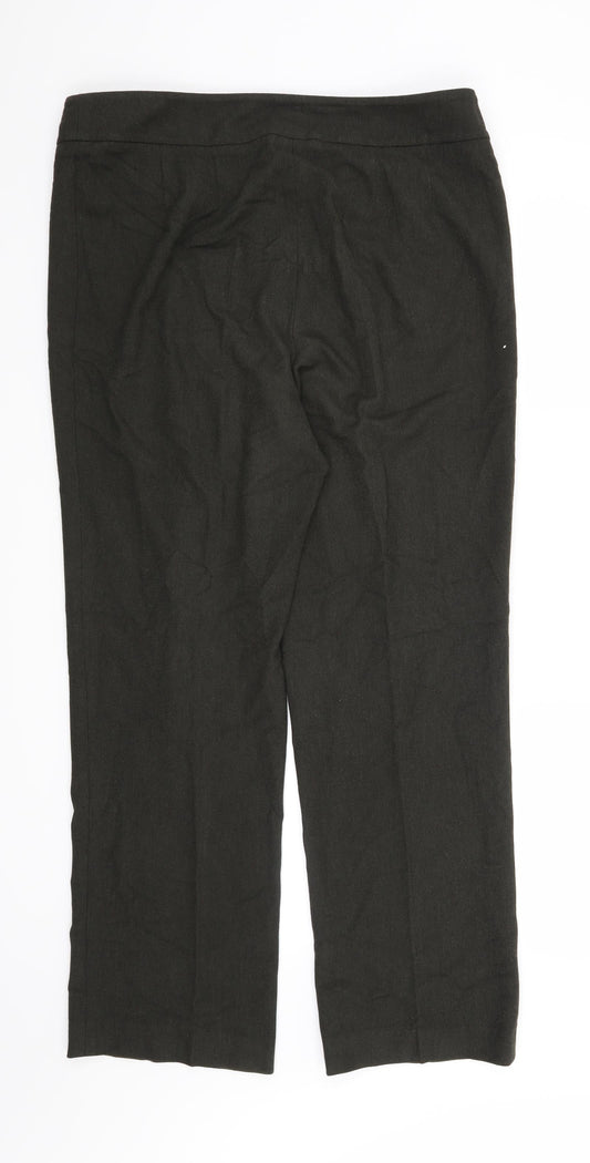 CC Womens Green Trousers Size 14 L28 in