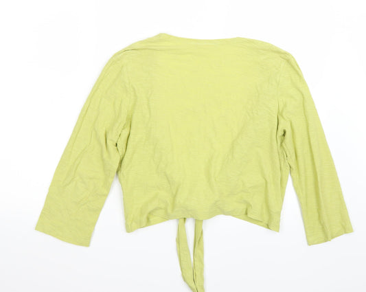Adini Womens Green Cardigan Jumper Size M