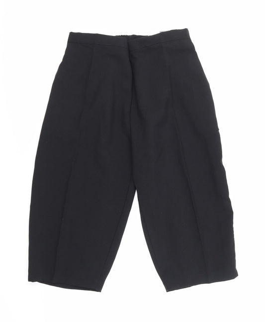 Preworn Womens Black Trousers Size 16
