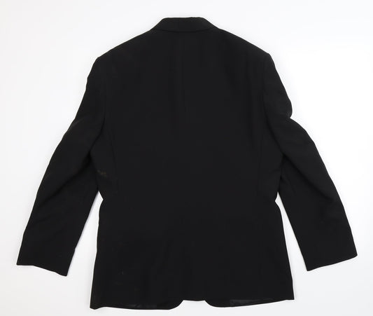 George Mens Black Jacket Suit Jacket Size 38